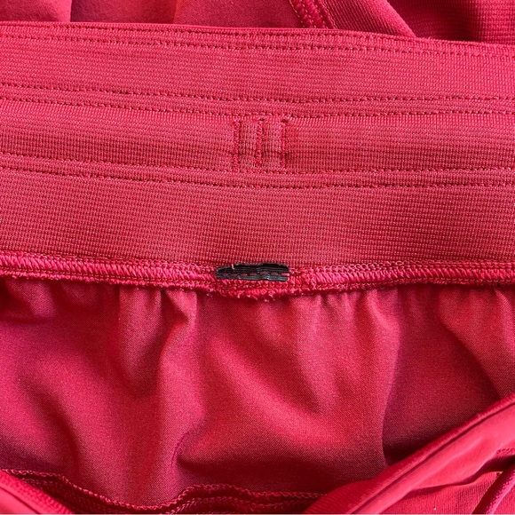 Lululemon T.H.E. Linerless Red Drawstring Athletic Shorts Size S - Picture 7 of 8